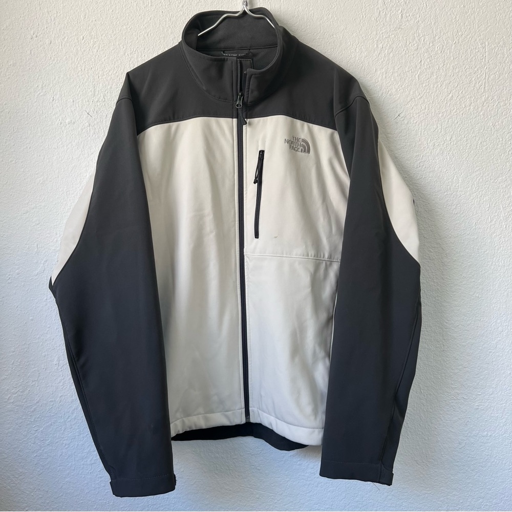 North Face Mens Apex Bionic Softshell Fleece Lined Jacket Sz L